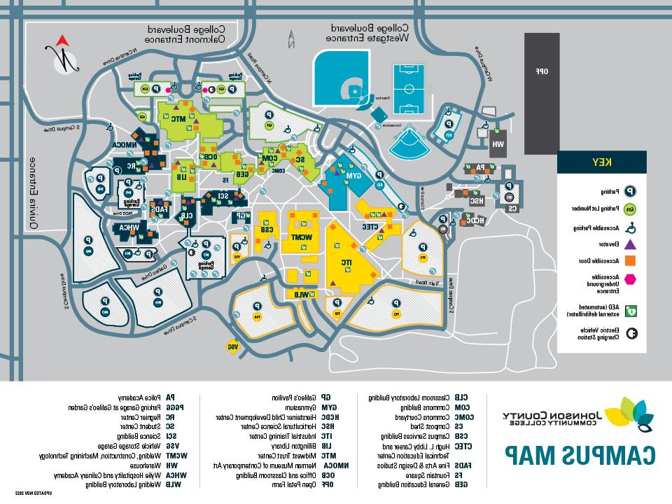 365体育 campus map